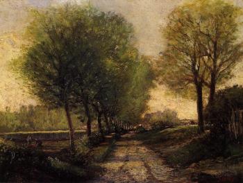 Alfred Sisley : Lane near a Small Town
